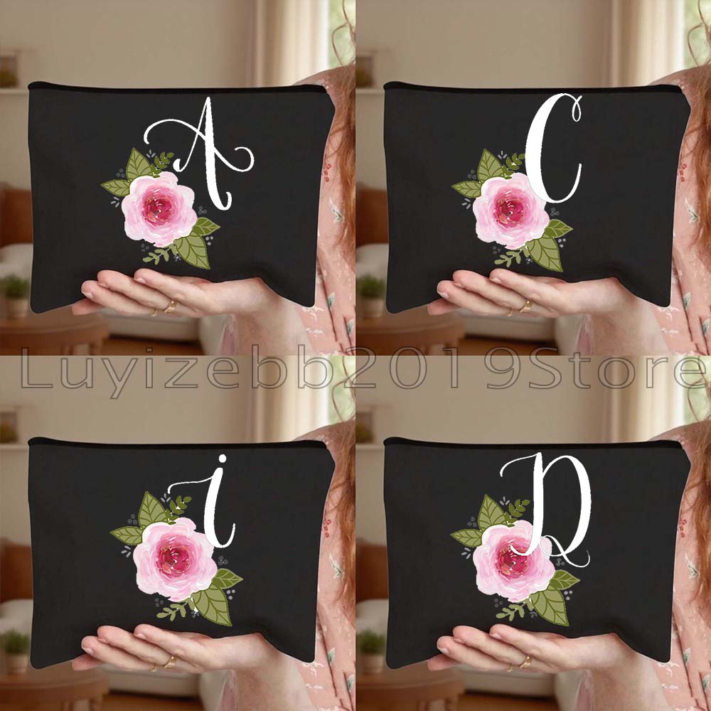 Monogram Custom Case - Personalizowane Inicjały Monogram Litera Kwiatowy Uroczy