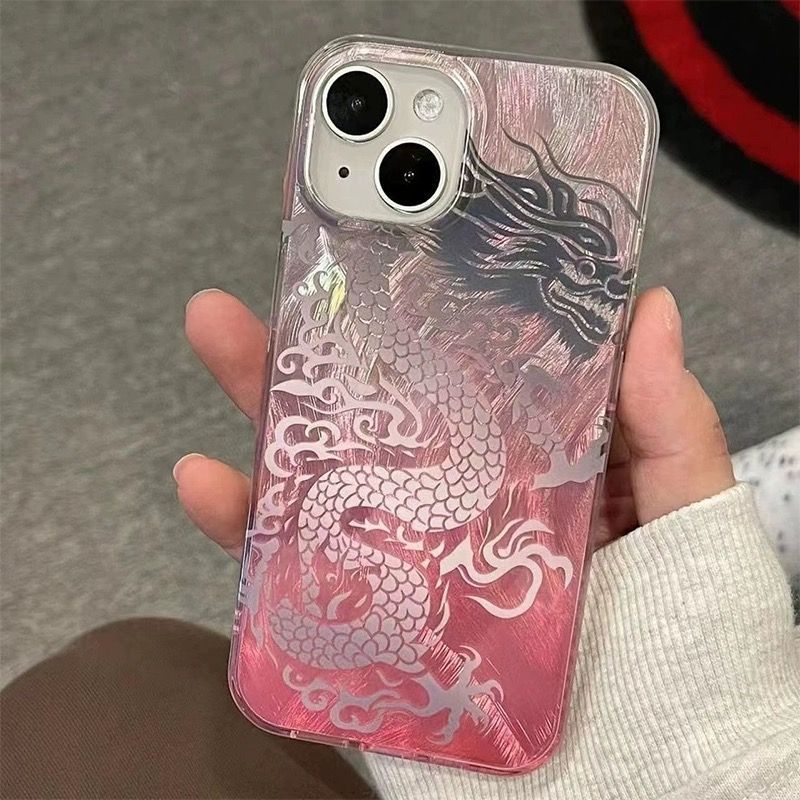 Phone Cases Pink - Etui na telefon z chińskim wzorem