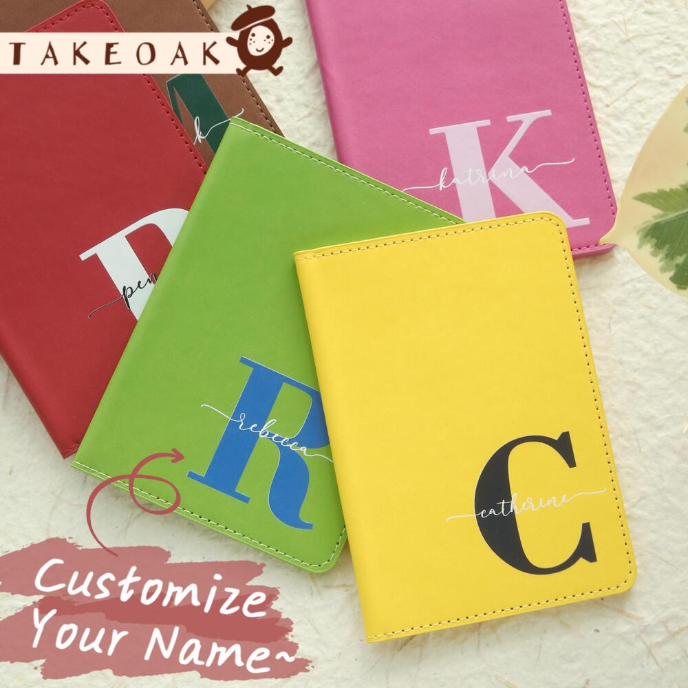 Monogram Custom Case - Personalizowana okładka na paszport z inicjałami