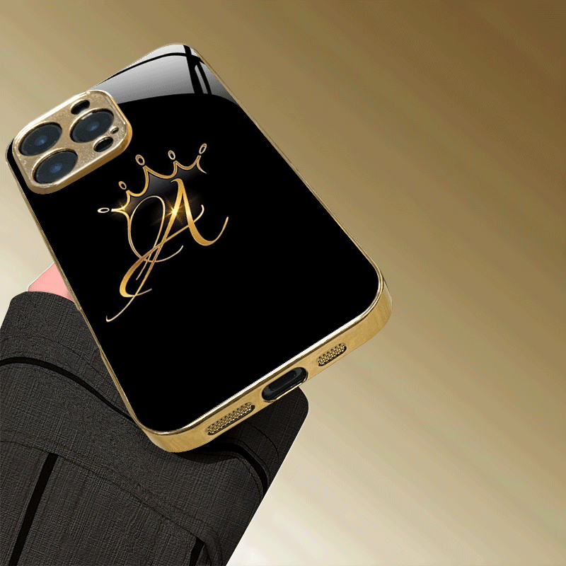 Twarde etui Noble Golden Crown – Monogram Custom Case recenzja i cena